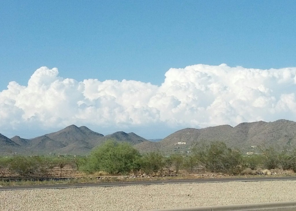 Clouds building North of Phoenix